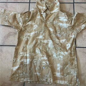 Kith Tan Floral Patterned Garment